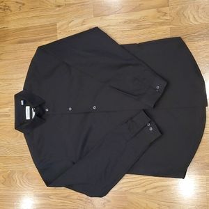 Boy's, black, Calvin Klein, Size 20 button down dress shirt